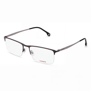 Carrera 8875 Matt Black Rectangle Eyeglasses for Unisex, Titanium frame