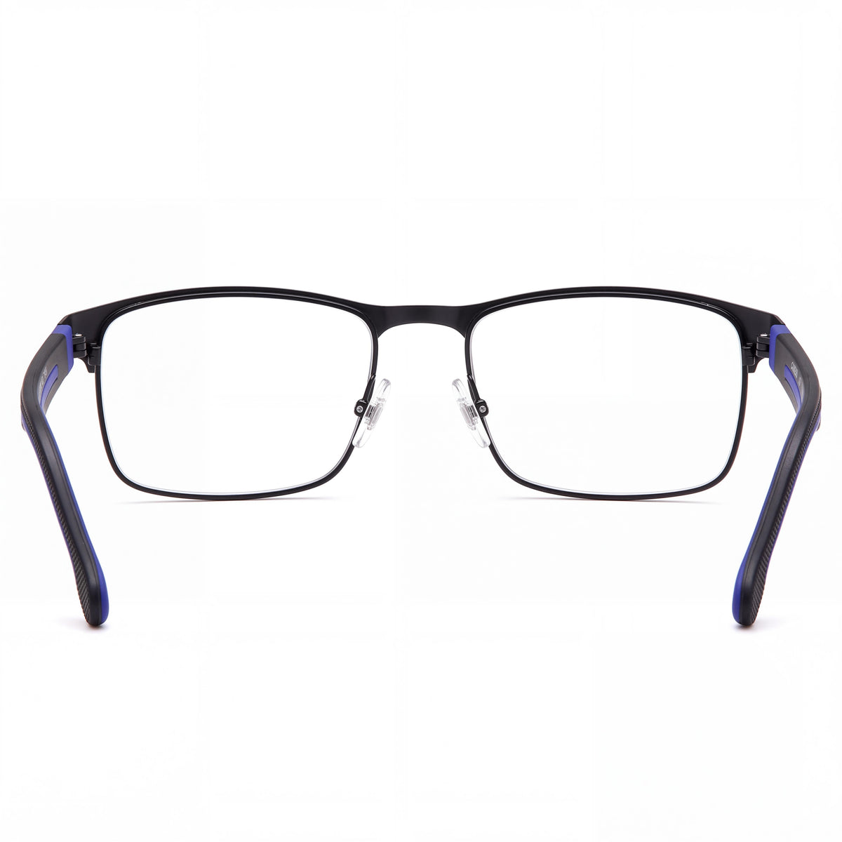 Gafas graduadas unisex Carrera 8884 rectangulares negras y azules, 57 mm, Photo 4