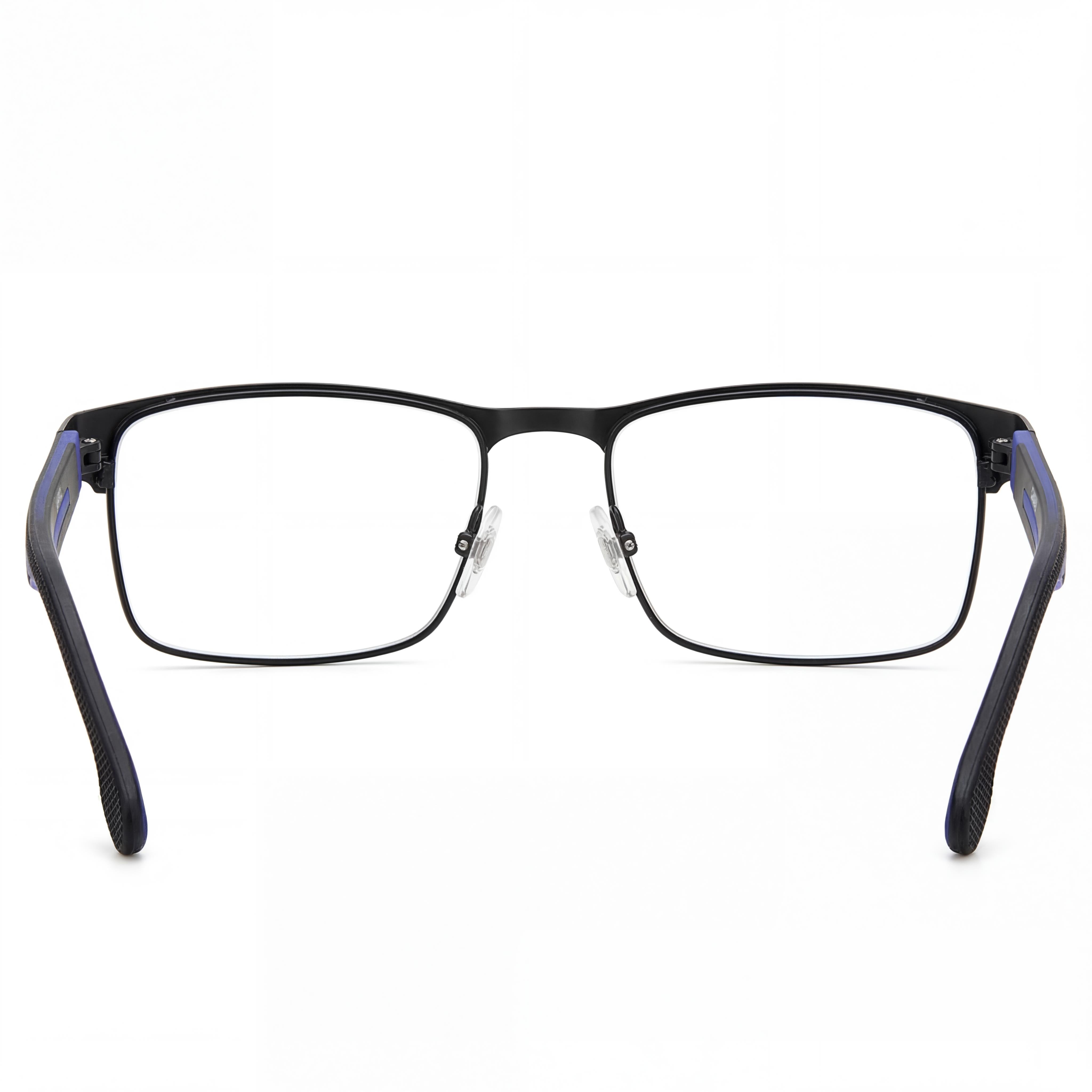 Carrera 8884 Black Blue Rectangle Unisex Eyeglasses, Alloy Steel 55mm, Photo 2