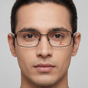 Carrera 8887 Black Eyeglasses Unisex — lifestyle wear, museum visits and gallery days