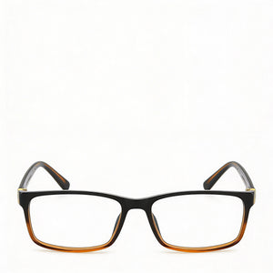 Carrera 8890 Rectangle Eyeglasses for Men — front view, Plastic