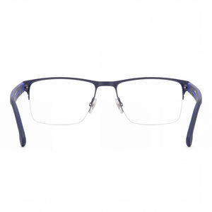 Carrera 8893 Rectangle Eyeglasses for Unisex — interior view, Polycarbonate demo lenses