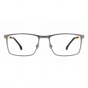 Carrera 8898 Rectangle Eyeglasses Unisex — front view, Stainless Steel