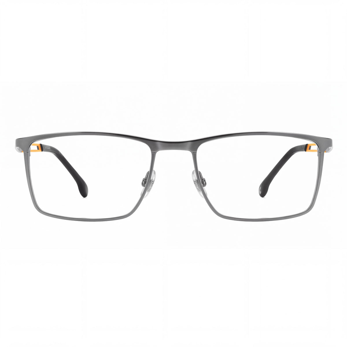 Carrera 8898 Matte Dark Ruthenium Orange Eyeglasses Unisex, 55mm, Photo 2