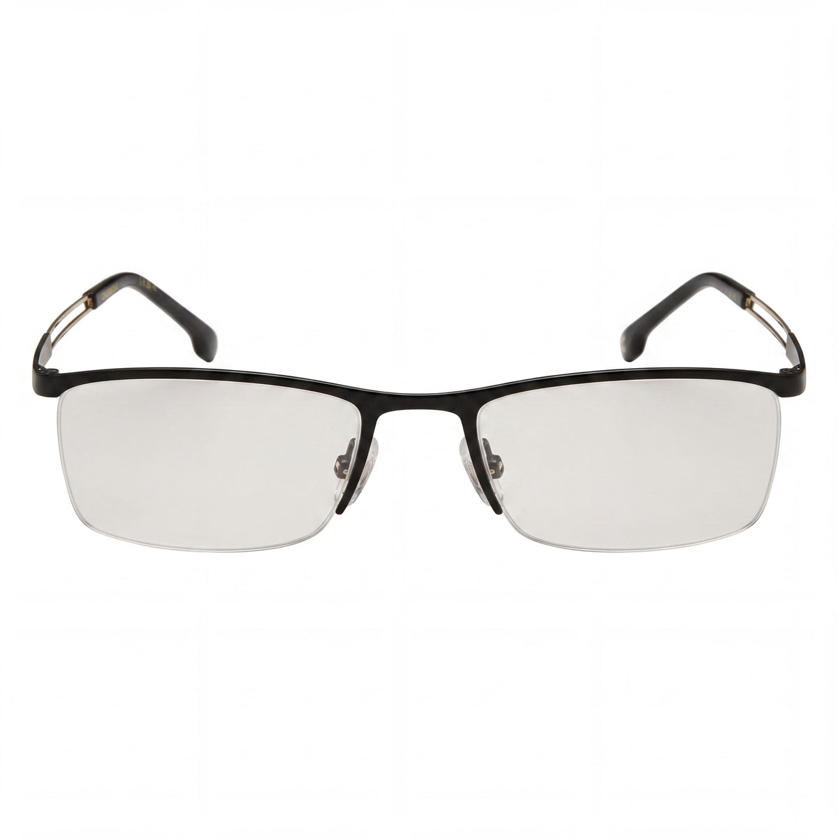 Gafas rectangulares unisex Carrera 8901 negro mate y dorado, 54 mm, Photo 2
