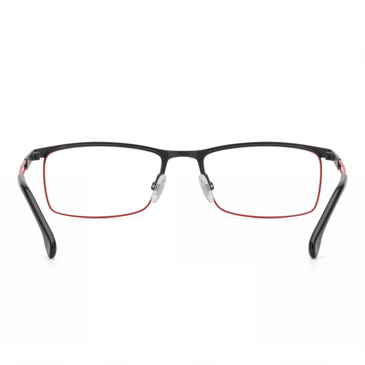 Carrera 8901 Black Red Rectangle Eyeglasses for Men, 54mm, Photo 2