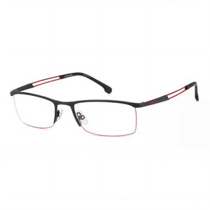 Carrera 8901 Black Rectangle Eyeglasses for Men, Stainless Steel frame