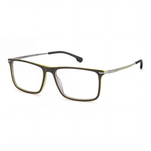 Carrera 8905 Grey Yellow Rectangle Eyeglasses for Women, Light Acetate frame