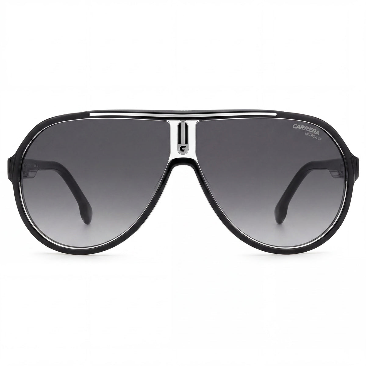 Gafas de sol aviador unisex Carrera negro blanco, 64mm, Photo 2