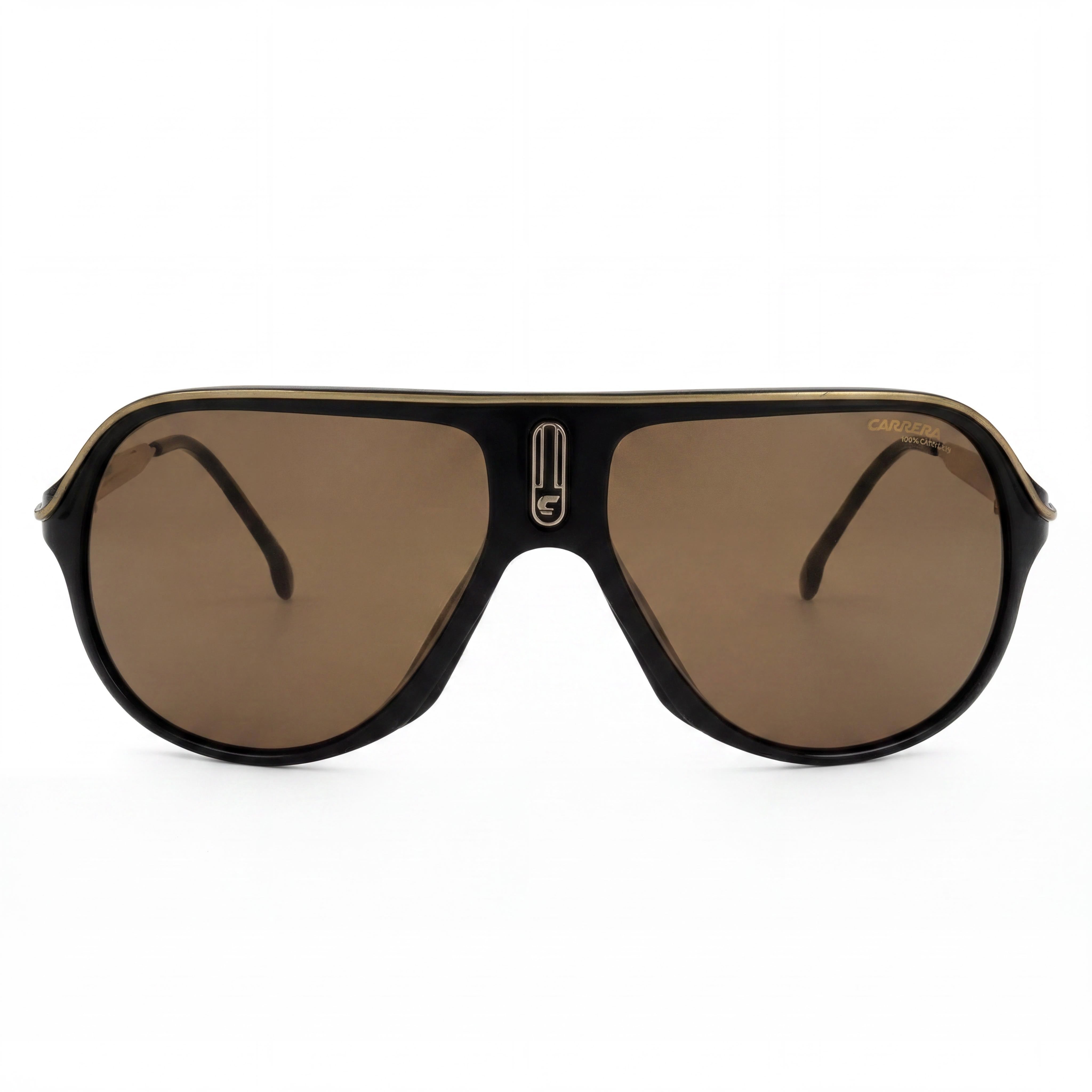 Carrera Black Gold Aviator Polarized Sunglasses Unisex, 62mm, Photo 2