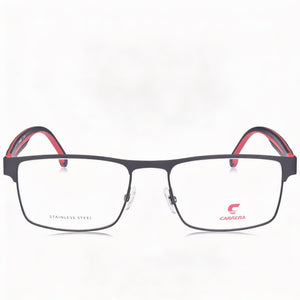 Carrera Rectangle Eyeglasses for Men — front view, Alloy Steel