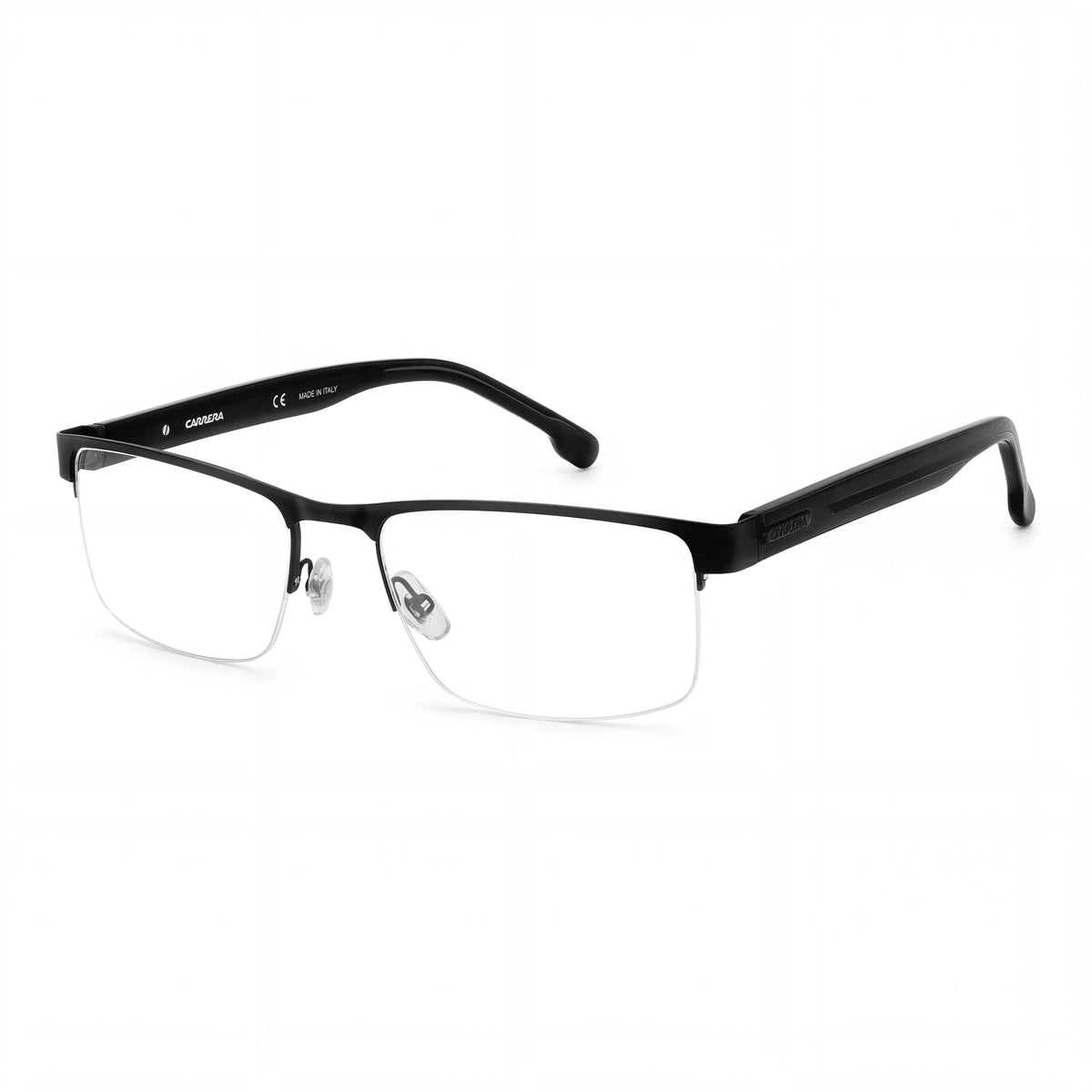 Gafas graduadas rectangulares Carrera en negro mate, unisex, 58mm, Photo 1