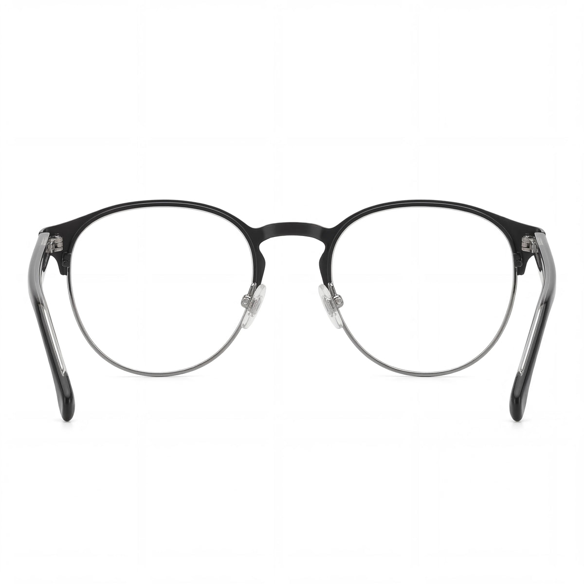 Carrera Matte Black Dark Ruthenium Round Eyeglasses Unisex, 50mm, Photo 3