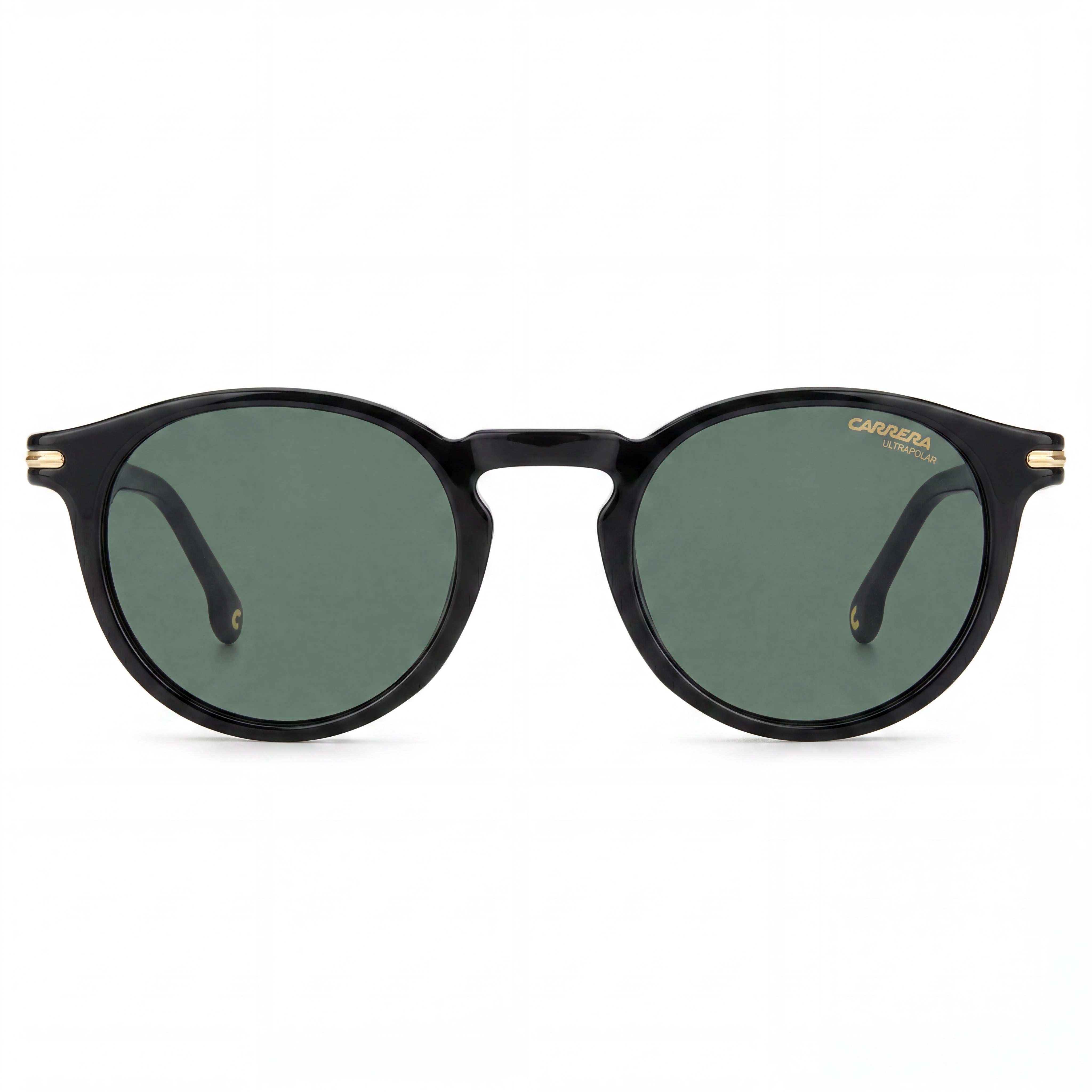 Gafas de sol unisex Carrera redondas de poliamida negra, 50mm, Photo 2