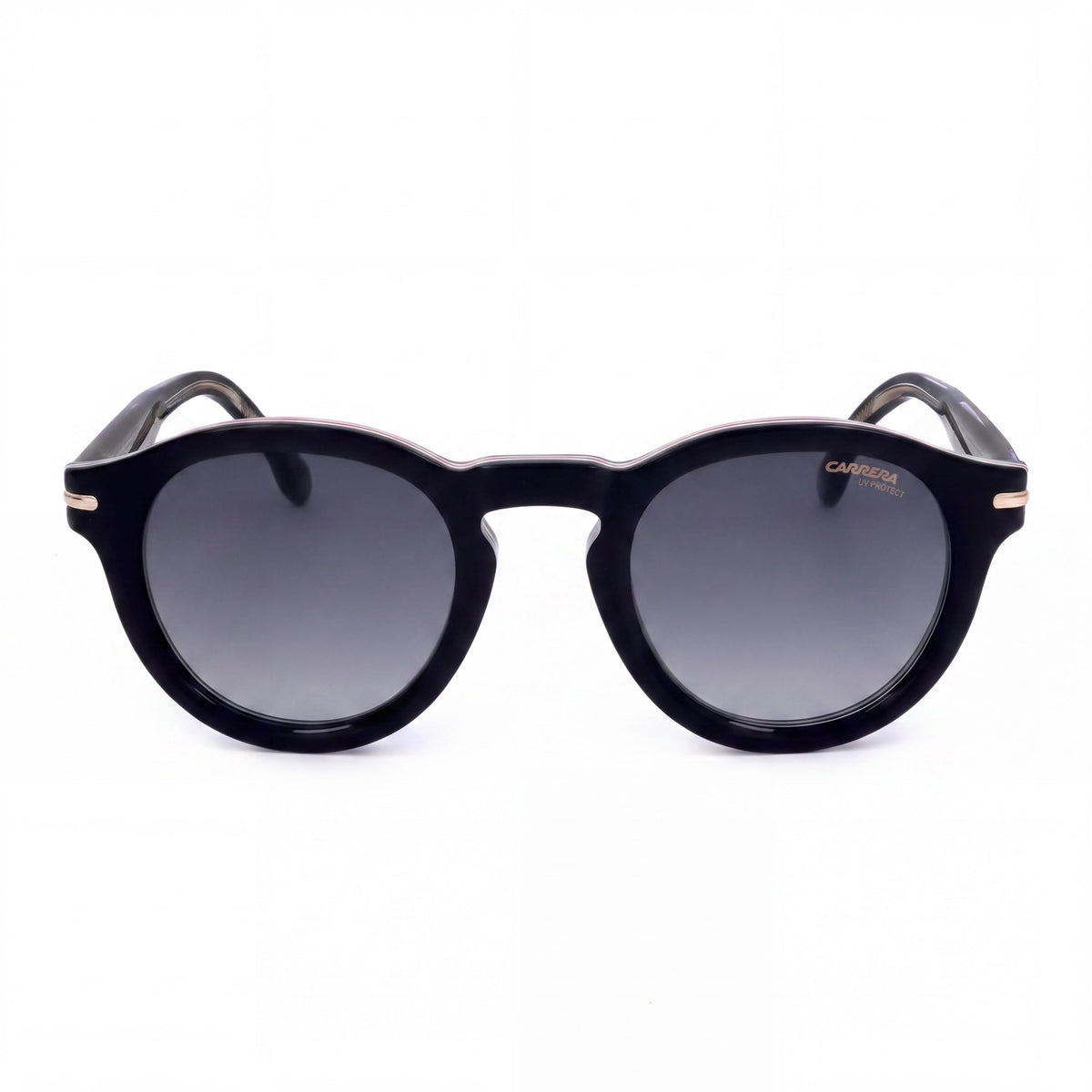 Carrera 306/S Black white / grey shaded Round Sunglasses for Women, 48mm, Photo 2