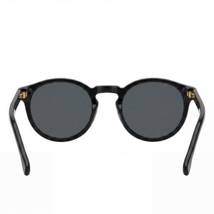 Carrera Round Sunglasses Unisex — side view, Green Grey lens
