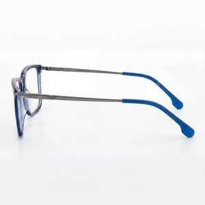 Carrera Rectangle Eyeglasses for Men — front view, Acetate