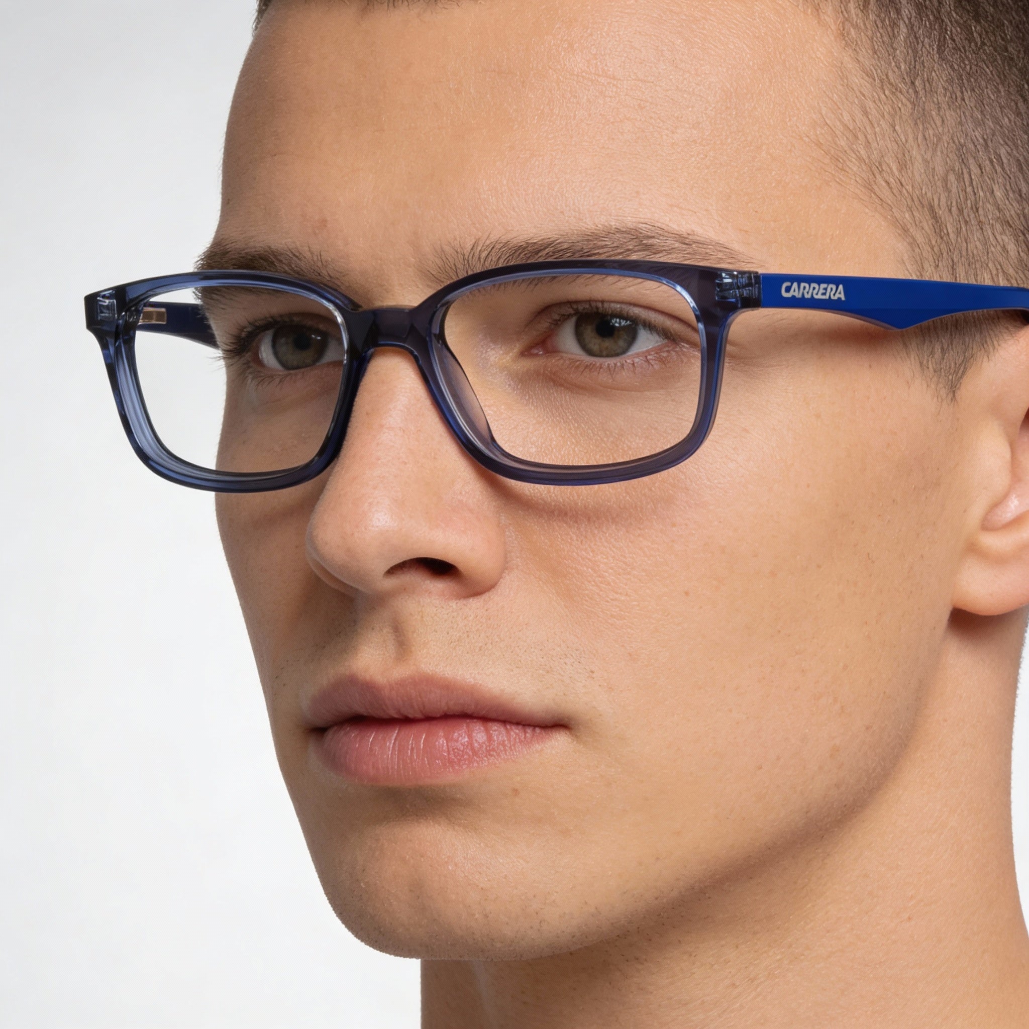 Carrera Black Rectangle Eyeglasses Unisex, Plastic 48mm, Photo 3