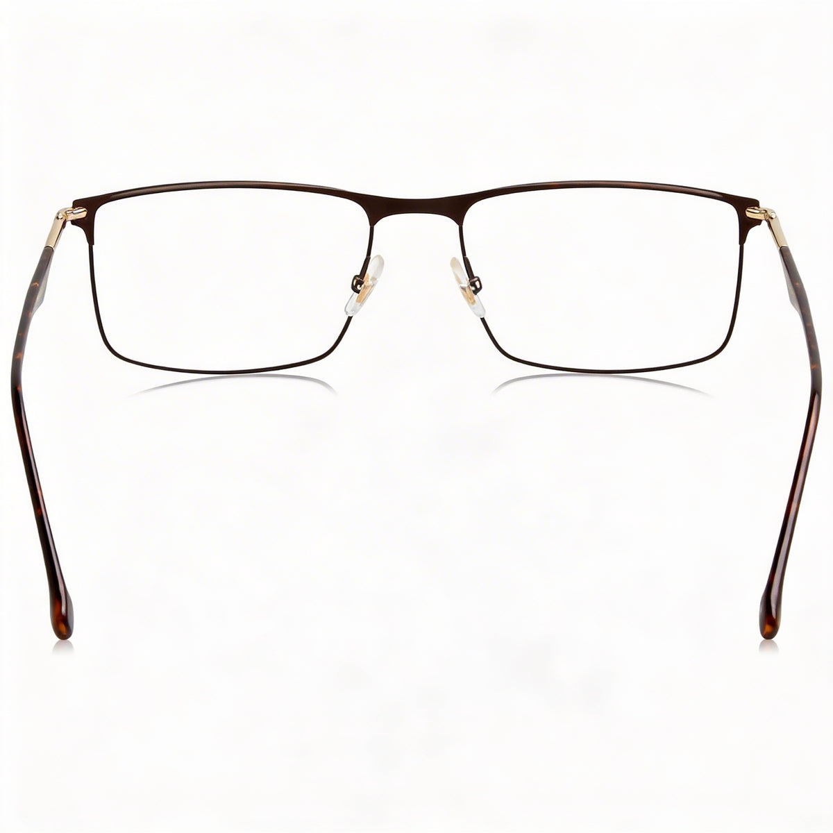 Carrera Matte Brown Rectangle Eyeglasses Unisex, Alloy Steel 55mm, Photo 2