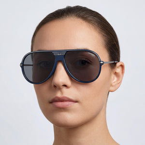 Carrera C Sport 06/S Pilot Aviator Sunglasses for Women — interior view, Non-Polarized lens detail