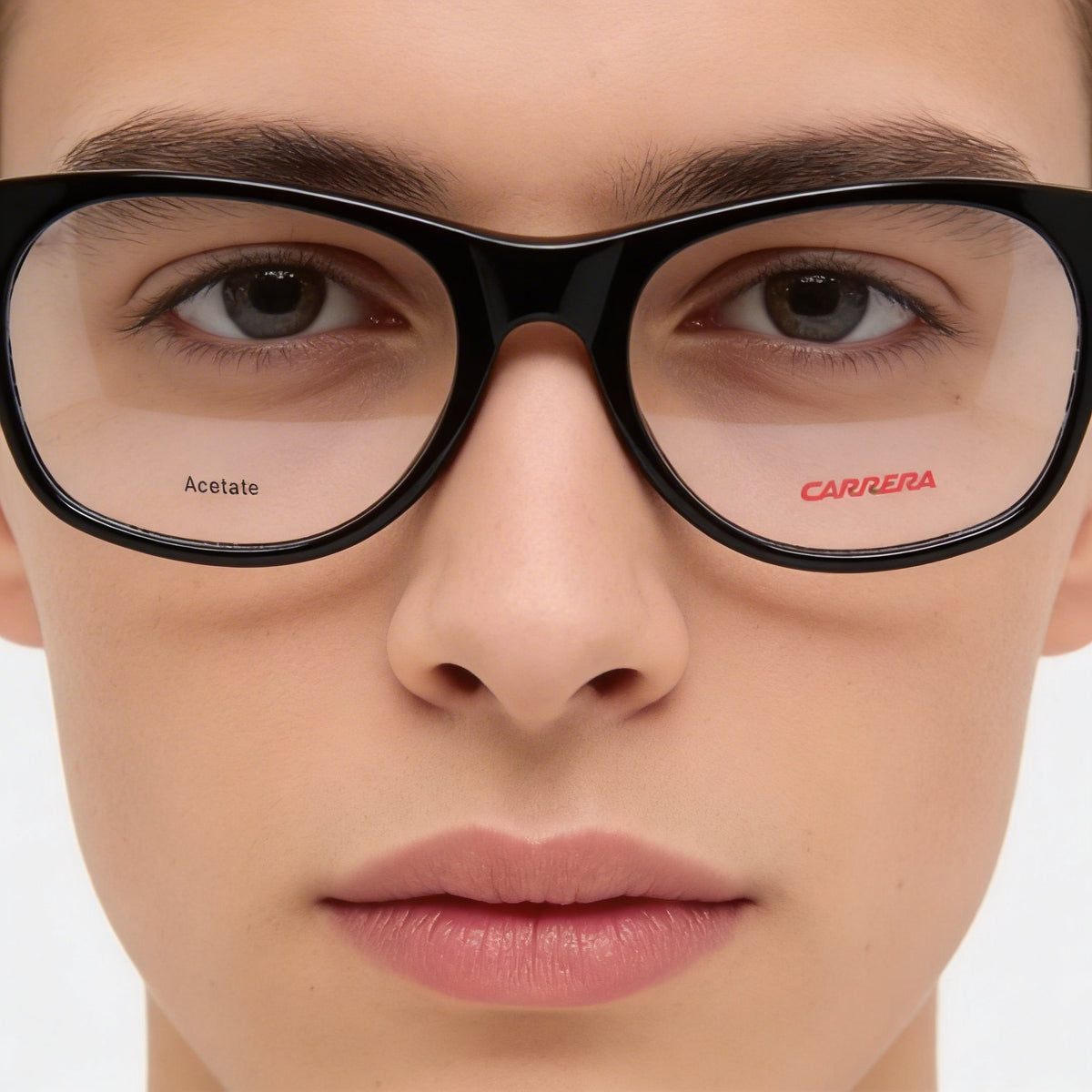 Carrera Ca 6652 Black Rectangle Eyeglasses Unisex, Acetate 53mm, Photo 3