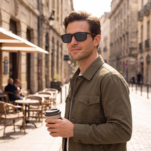 Carrera Ca 8057/Cs Rectangle Sunglasses for Men — interior view, Customisable lens detail