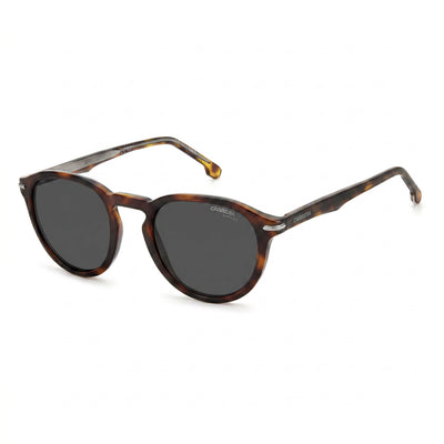 Carrera CA277S-0086-IR Havana Round Sunglasses for Men, Grey shaded lens