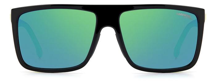 Carrera CA8055/S Rectangle Sunglasses Men — side view, Green Mirror lens