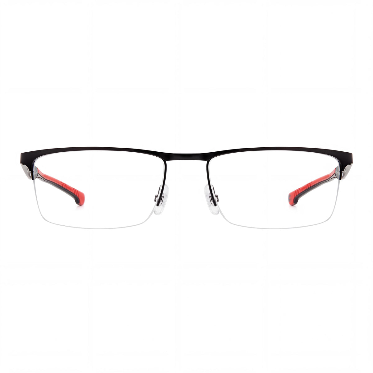 Carrera Carduc 009 Black Red Rectangle Eyeglasses Unisex, 55mm, Photo 2