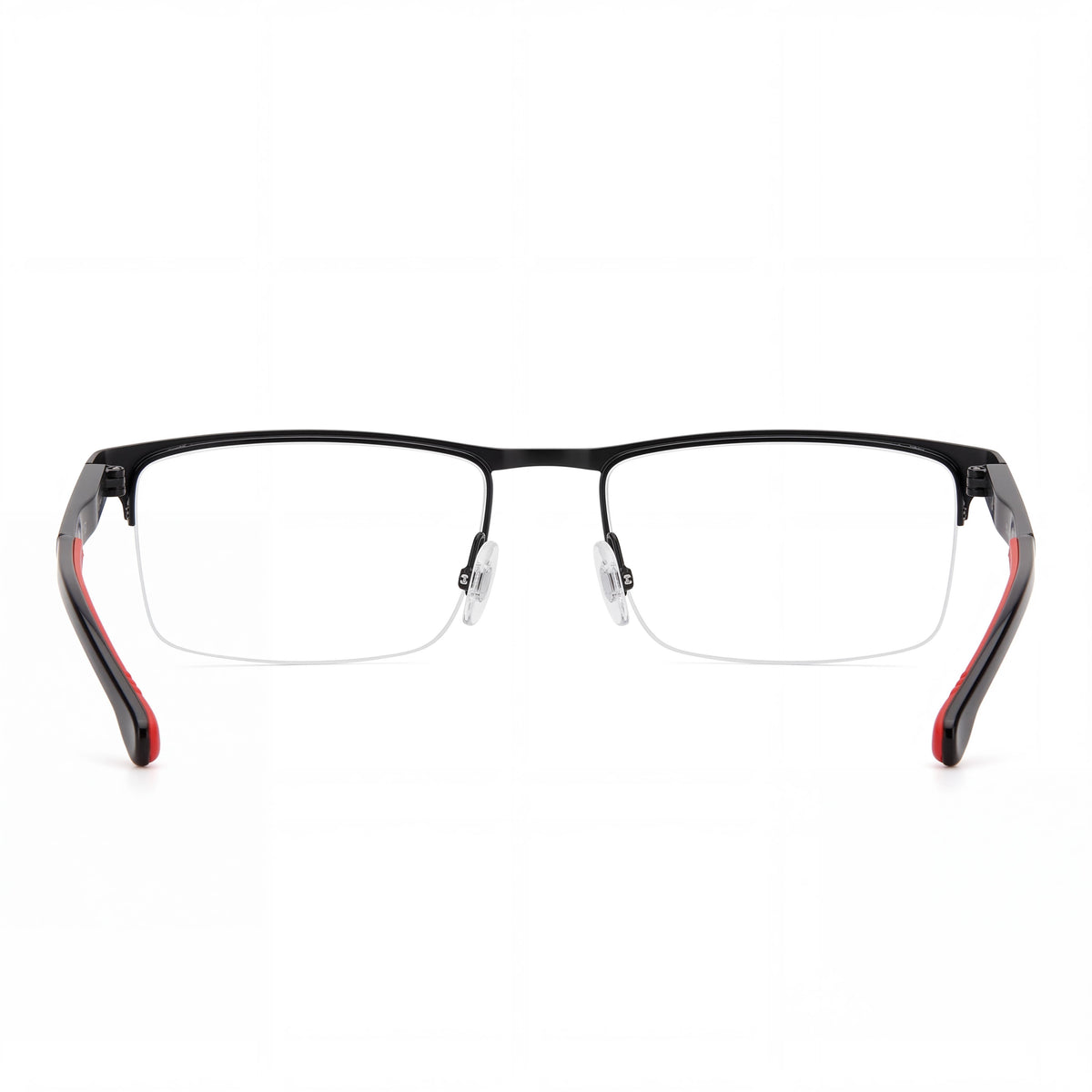 Carrera Carduc 009 Black Red Rectangle Eyeglasses Unisex, 55mm, Photo 4
