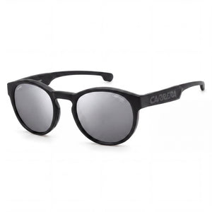 Carrera Carduc 012/s Black and Grey Round Sunglasses for Men, Black Grey lens