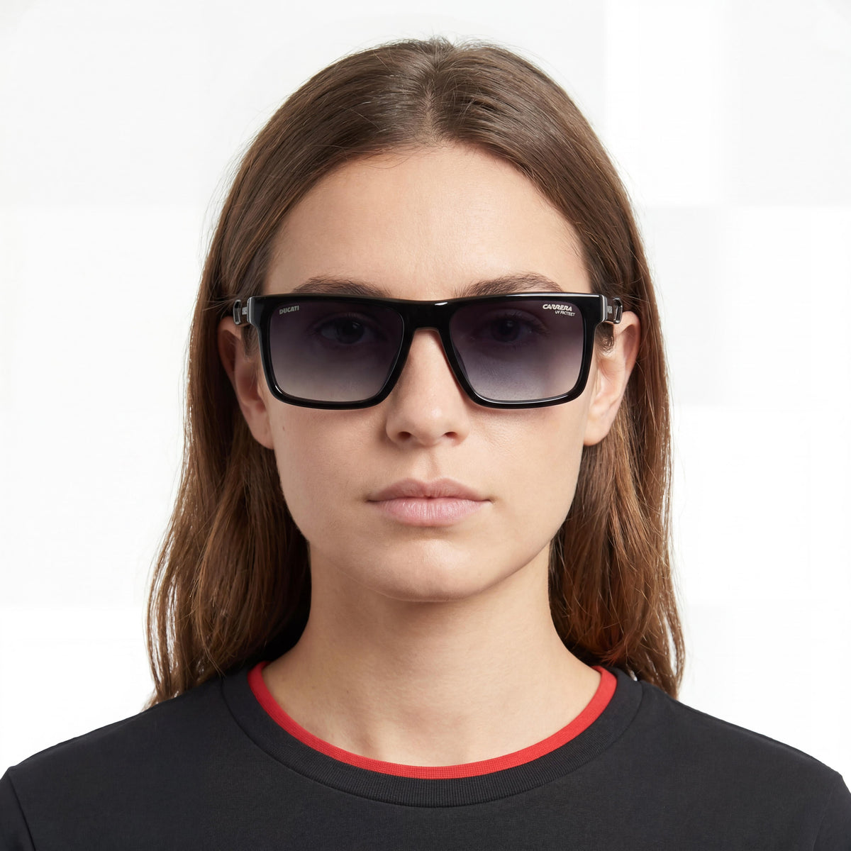 Gafas de sol rectangulares Carrera Ducati CARDUC 021/S para mujer, color negro, 55 mm, Photo 5