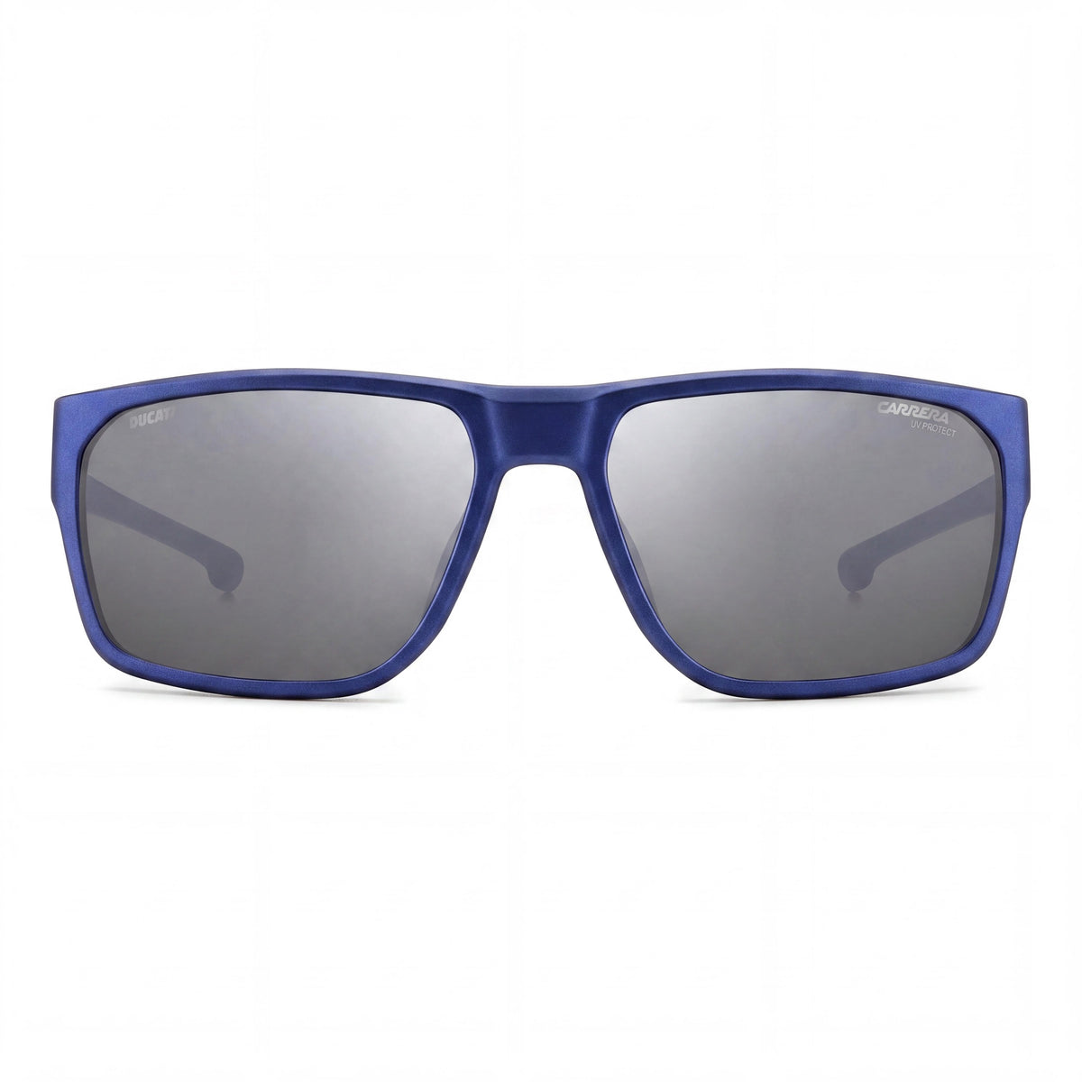 Carrera Ducati Gafas de sol de poliamida elegante para hombre en azul y gris metalizado, lentes metalizadas azules, protección UV 59 mm, Photo 2