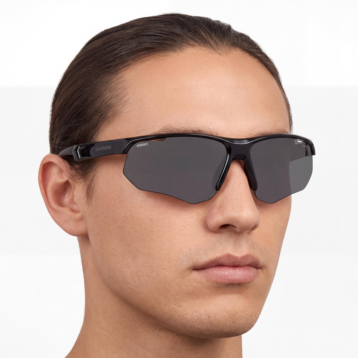 Gafas de sol unisex Carrera CARDUC 044/S Black Shield, 69 mm, Photo 4