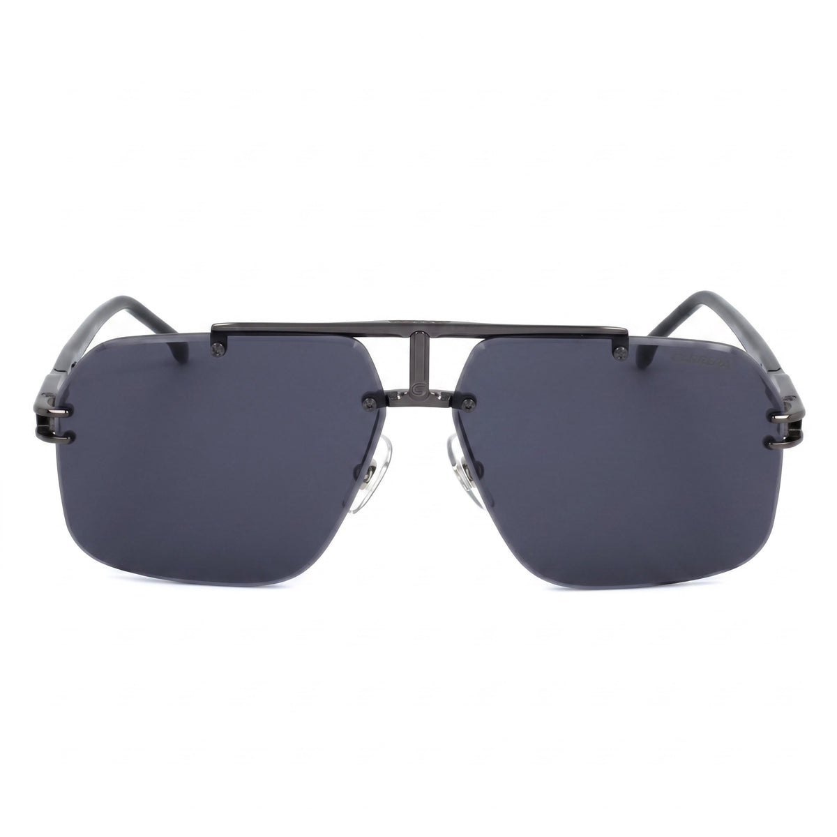 Carrera Casual Dark Ruthenium Black Aviator Sunglasses for Men, 63mm, Photo 2