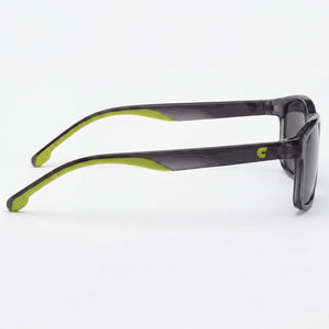 Carrera Casual Rectangle Sunglasses Unisex — side view, Non-Polarized Grey lens