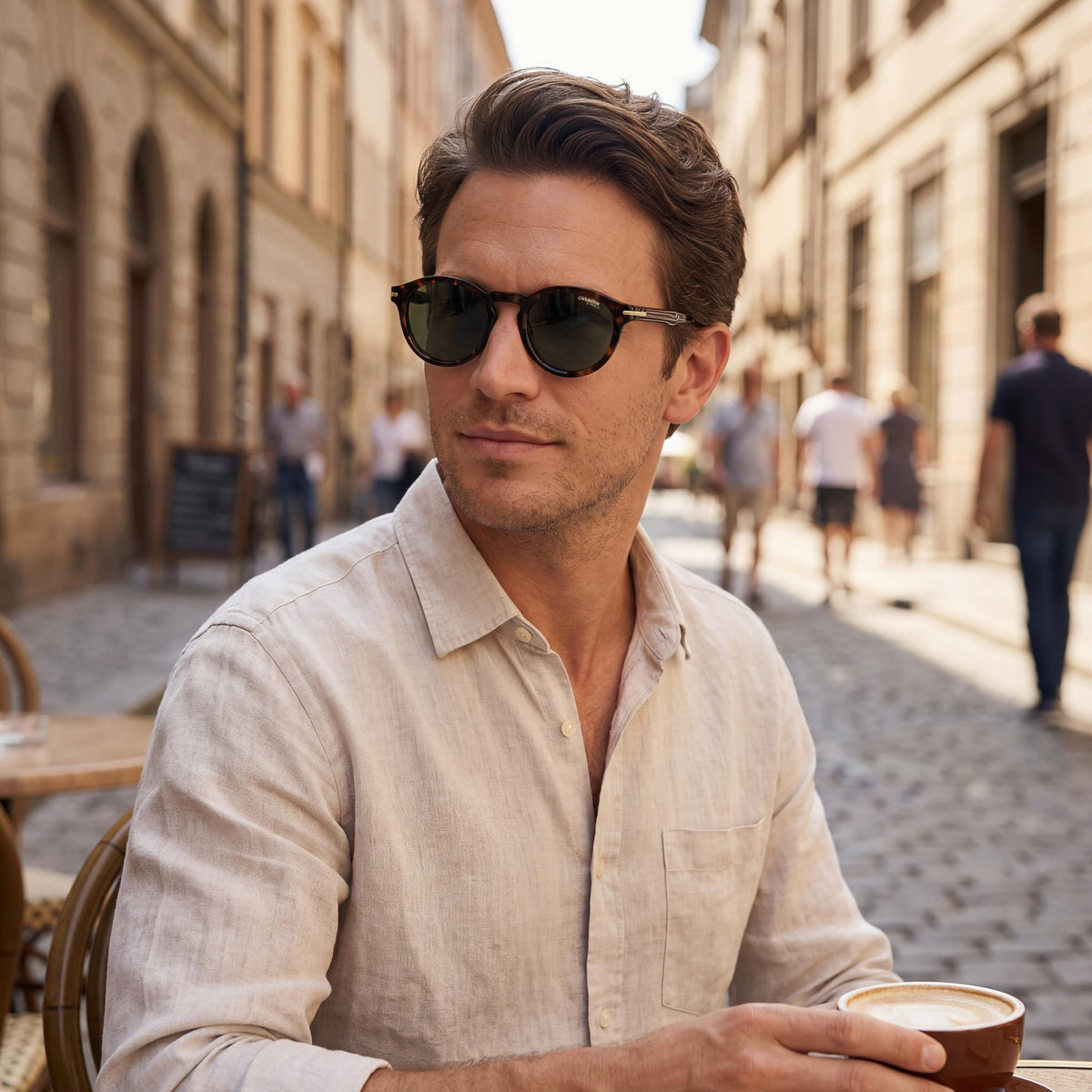 Carrera Casual Carrera 306/S Havana Round Sunglasses for Men, 48mm, Photo 5