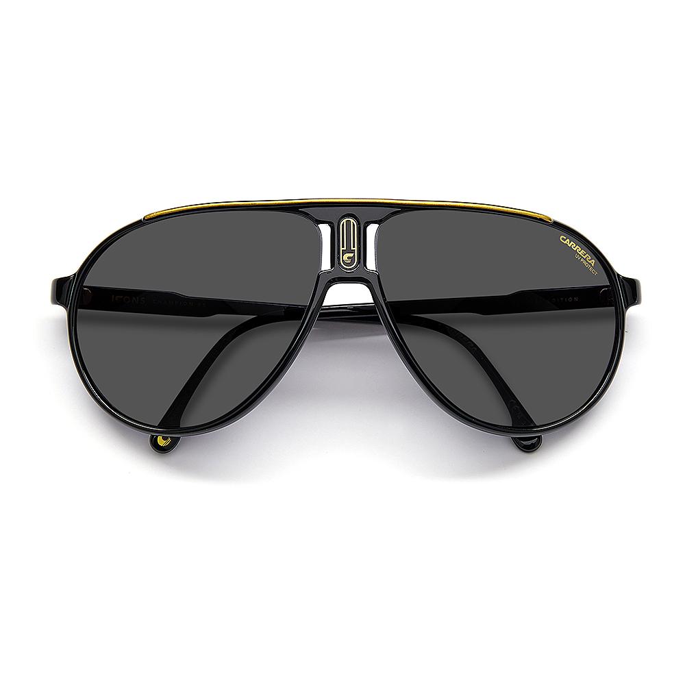 Carrera CHAMPION65/N "DCC/HA" Black Aviator Unisex Sunglasses, Photo 4