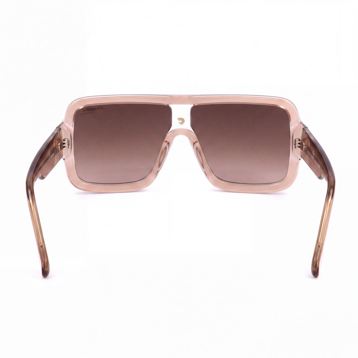 Carrera Classic Gafas de Sol para Mujer, Montura de Acetato Beige Marrón Sombreado, Lente Marrón Degradado 62mm, Photo 4