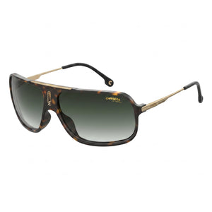 Carrera Classic Havana Aviator Sunglasses for Women, Green lens