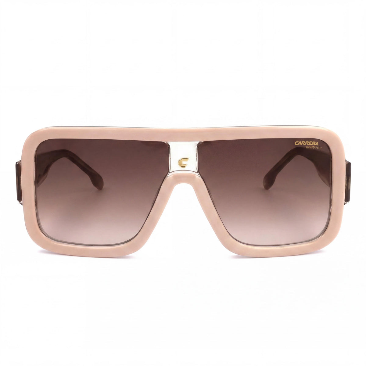 Carrera Classic Beige/Brown Shaded Aviator Sunglasses for Women, 62mm, Photo 2
