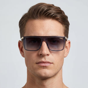 Carrera Contemporary Aviator Sunglasses Unisex — interior view, Non-Polarized lens detail