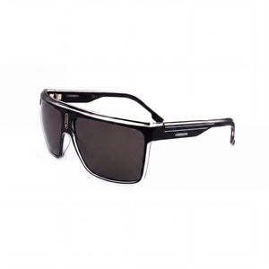 Carrera Contemporary Black Rectangle Sunglasses Unisex, Black Crystal lens