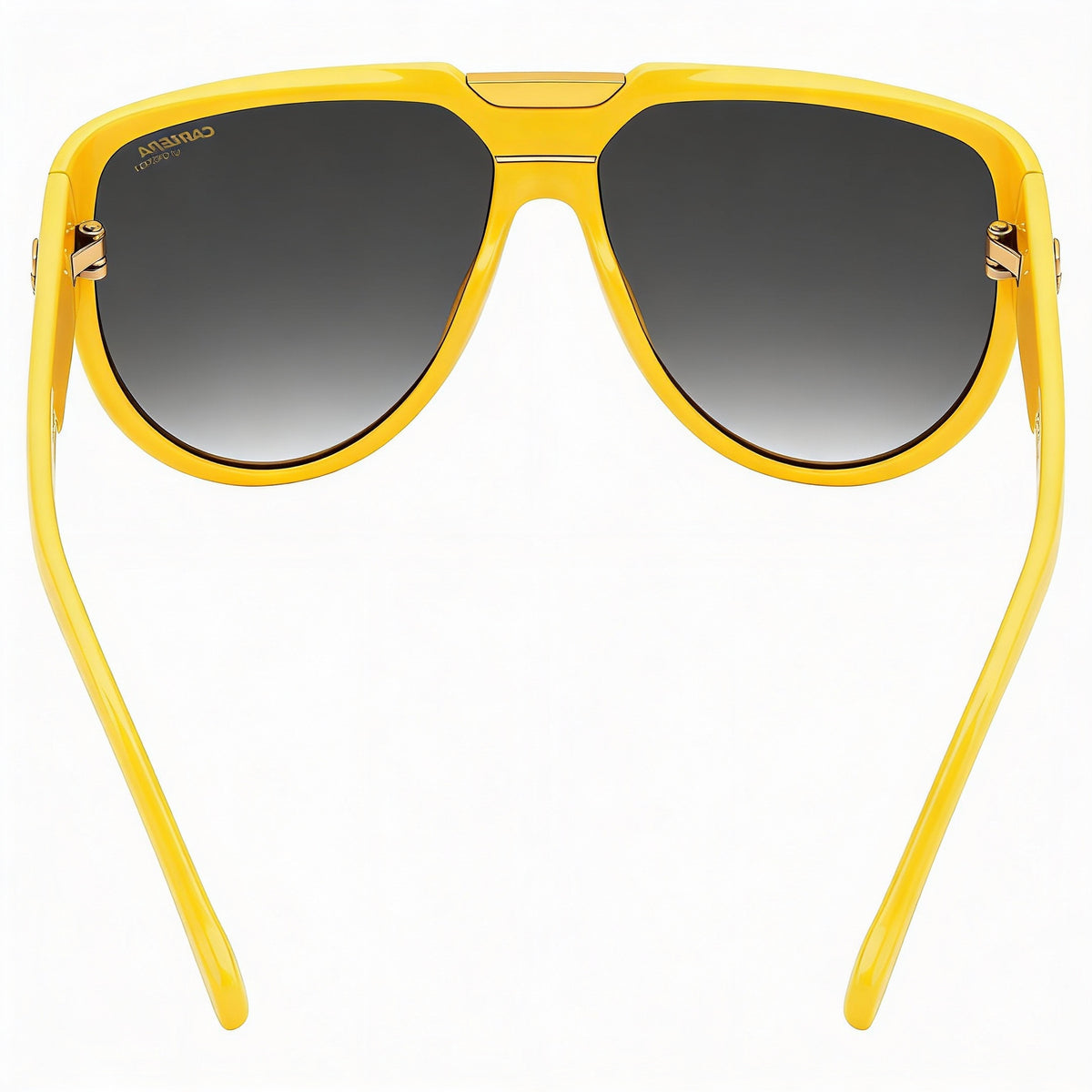 Gafas de sol rectangulares amarillas unisex Carrera Contemporary Flaglab 13, 62 mm, Photo 4