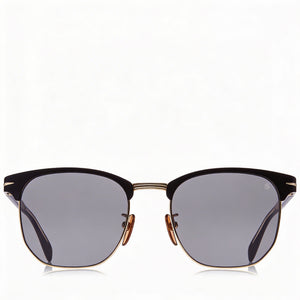 Carrera Db 7057/F/S Rectangle Sunglasses Unisex — side view, Non-Polarized Matt Black lens