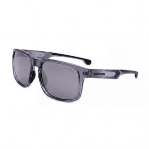 Carrera DUCATI 001/S Grey Black Round Sunglasses Unisex, Grey Black lens