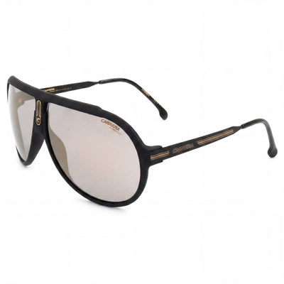 Carrera ENDURANCE65/N Black Aviator Sunglasses Unisex, Grey Bronze Mirror lens