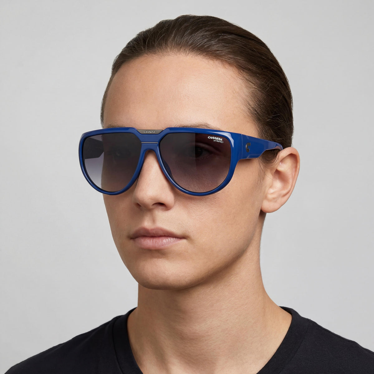 Carrera Flaglab 13 Blue/Grey Shaded Shield Sunglasses Unisex, 62mm, Photo 4