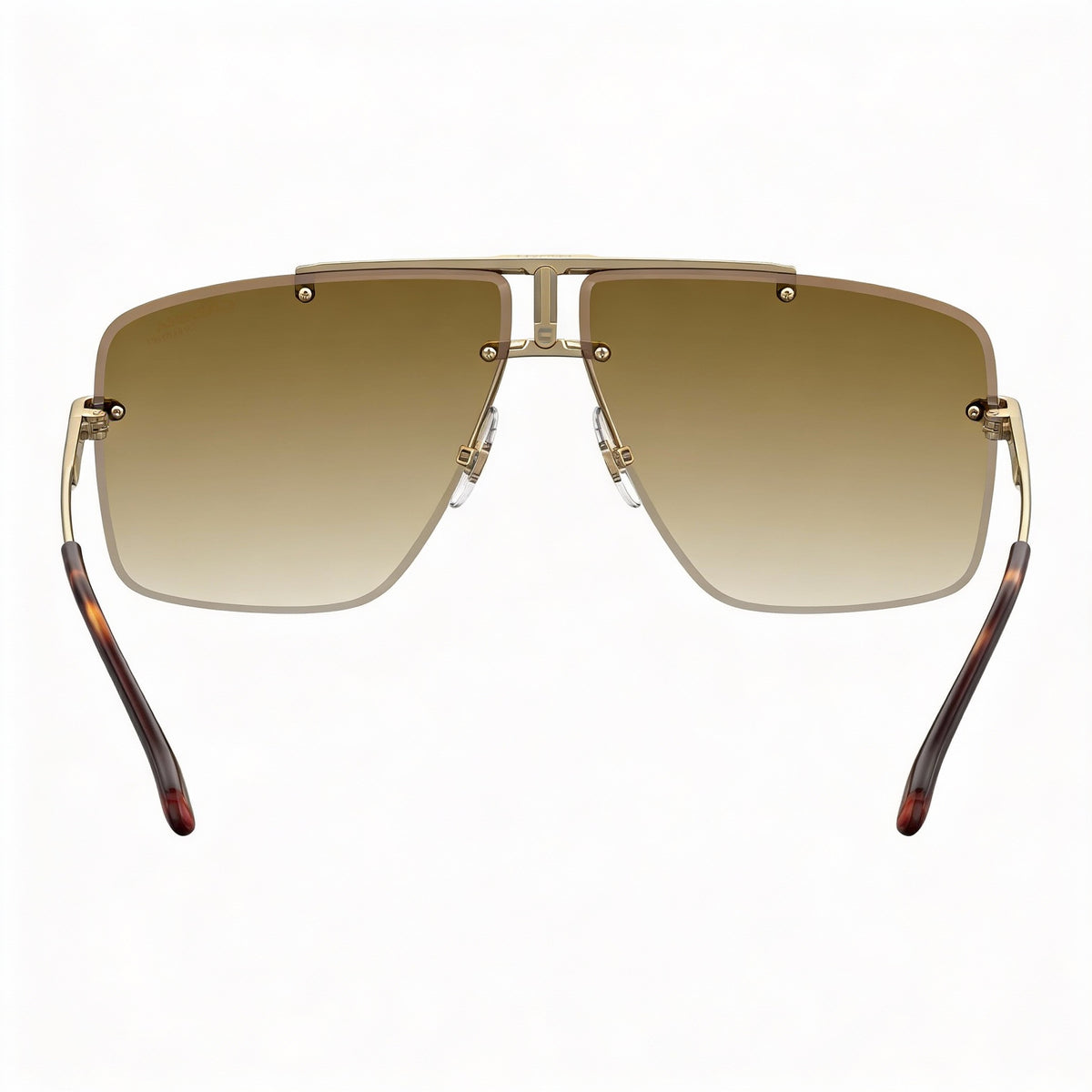 Gafas de Sol Rectangulares Doradas Carrera Unisex, 64mm, Photo 4