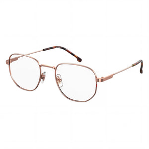 Carrera Gold Square Eyeglasses Unisex, Alloy Steel frame